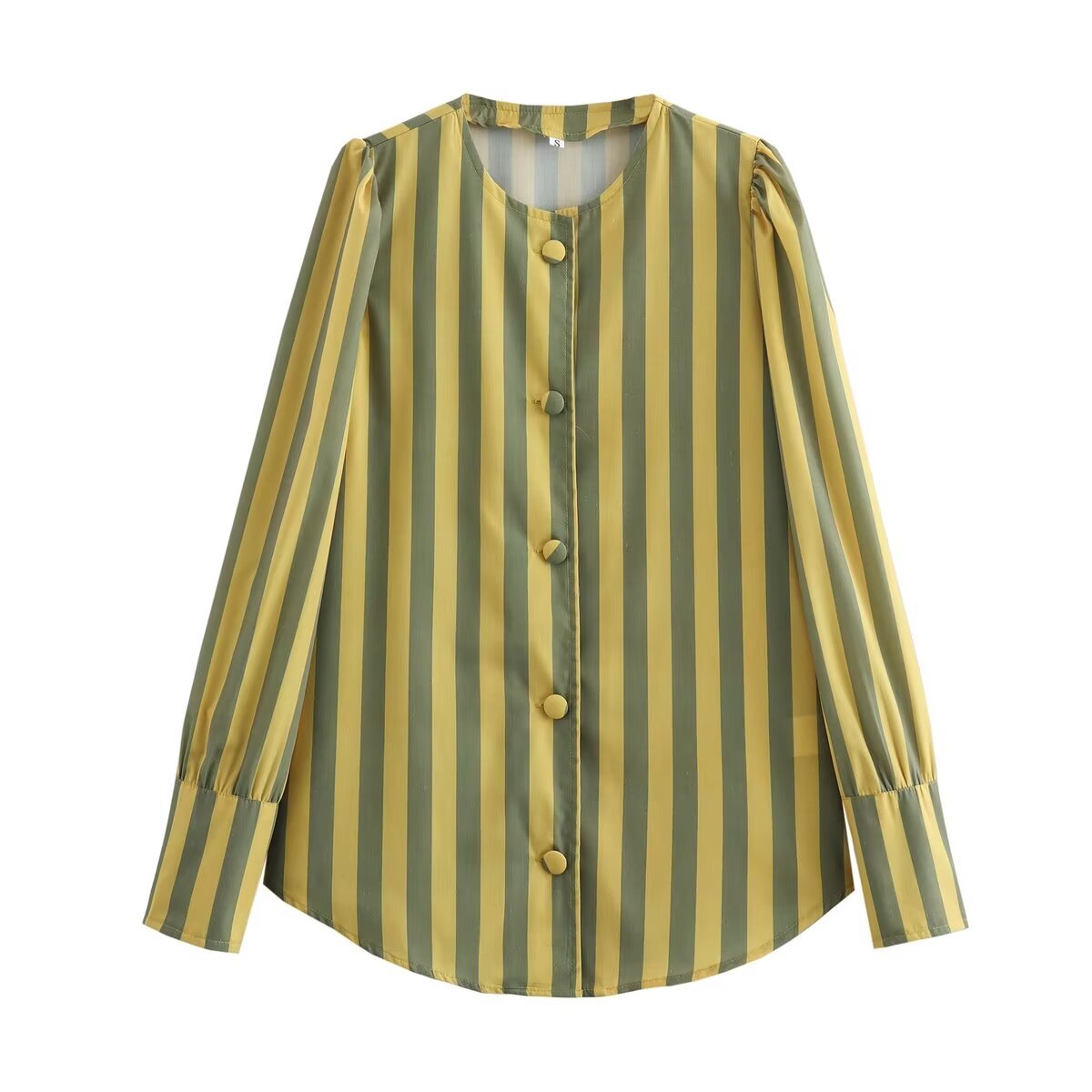 Four color striped patchwork top